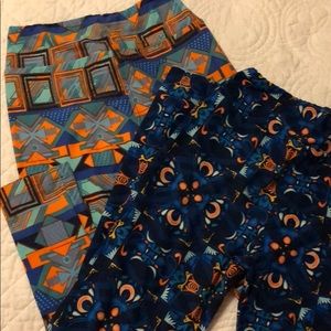 LuLaRoe Tween Leggings - two pairs